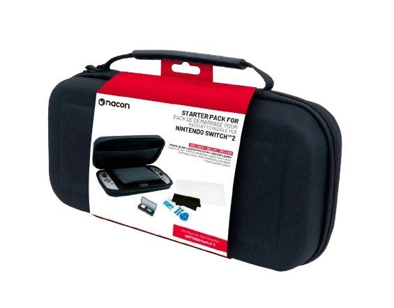 Nacon Case and Protection Pack for Nintendo Switch 2 Black Nacon Case and Protection Pack for Nintendo Switch 2 Black