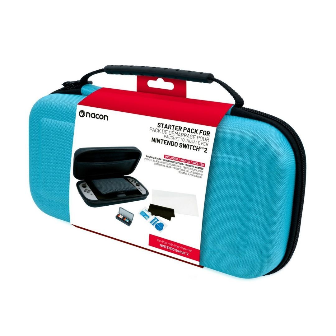 Nacon Case and Protection Pack for Nintendo Switch 2 Blue Nacon Case and Protection Pack for Nintendo Switch 2 Blue