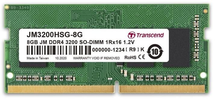 Transcend 8GB DDR4 3200MHz SODIMM Transcend 8GB DDR4 3200MHz SODIMM