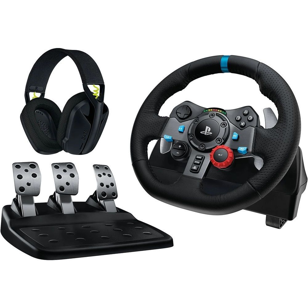 Logitech G29 Driving Force USB Kormány Black (PS4/PS5/PC) + G435 Headset