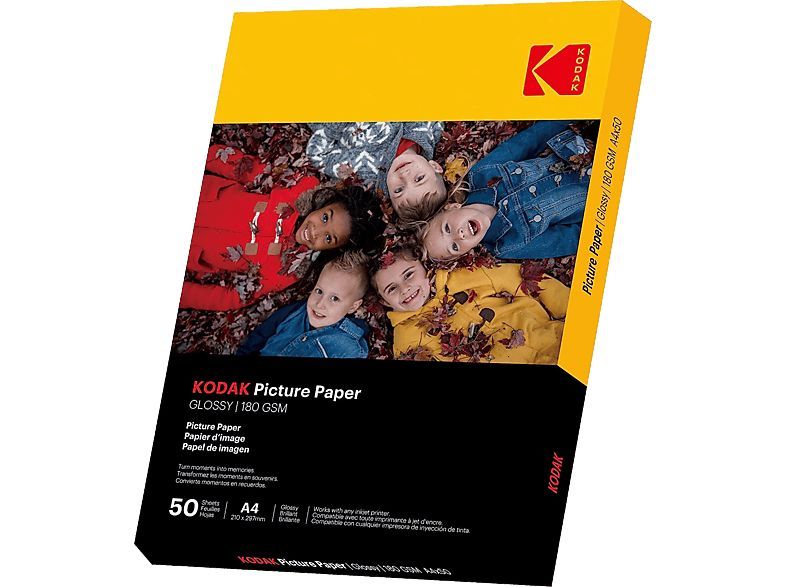 Kodak High Gloss 180g A4 50db Fényes Fotópapír Kodak High Gloss 180g A4 50db Fényes Fotópapír