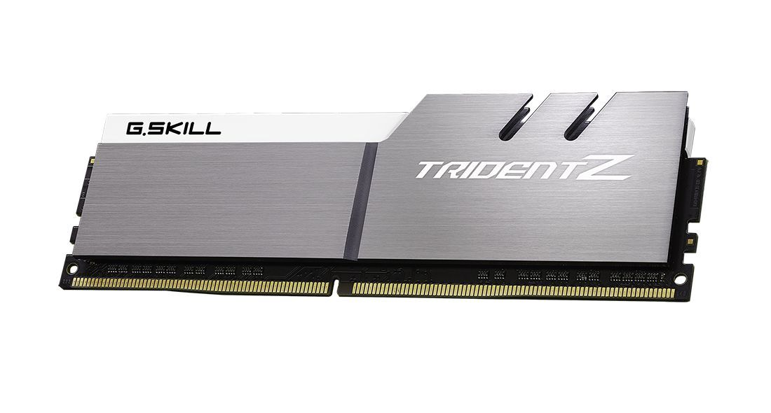 G.SKILL 32GB DDR4 3200MHz Kit(2x16GB) Trident Z White G.SKILL 32GB DDR4 3200MHz Kit(2x16GB) Trident Z White