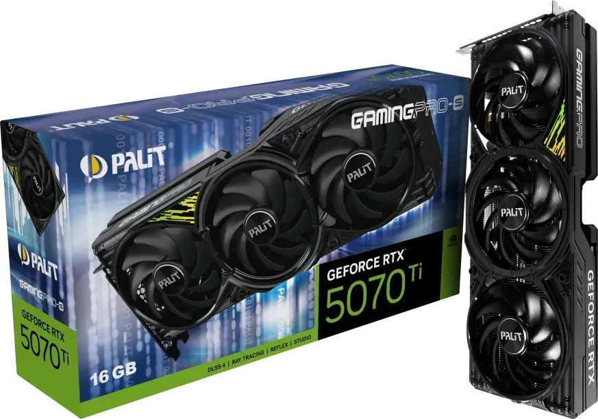 Palit GeForce RTX5070 Ti 16GB DDR7 GamingPro-S