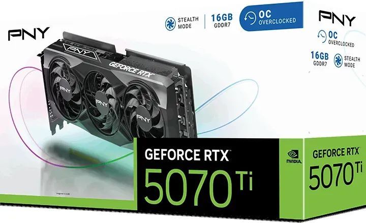 PNY GeForce RTX5070TI 16GB Triple Fan OC PNY GeForce RTX5070TI 16GB Triple Fan OC