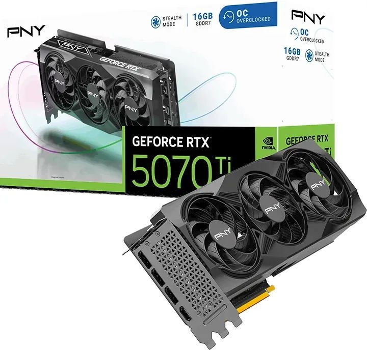 PNY GeForce RTX5070TI 16GB Triple Fan OC PNY GeForce RTX5070TI 16GB Triple Fan OC