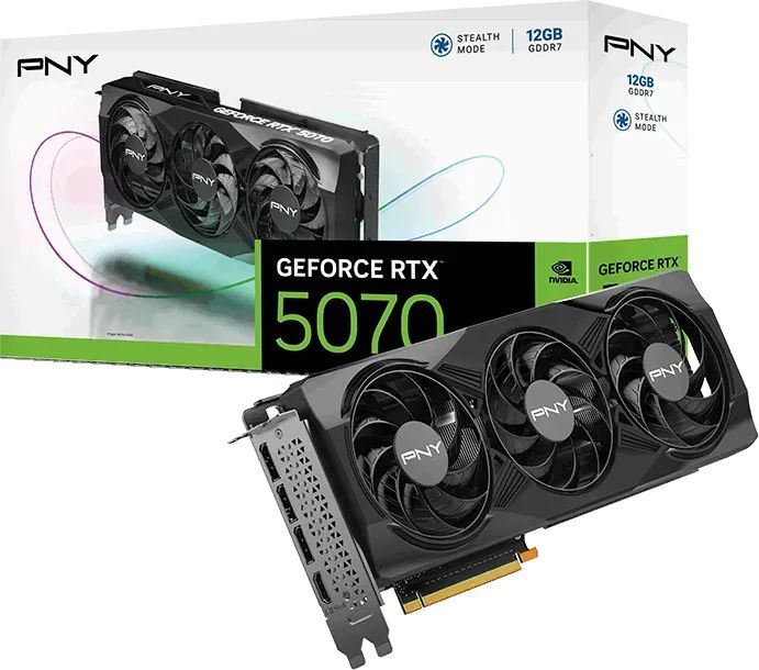 PNY GeForce RTX5070 12GB DDR7 GAMING TRIPLE FAN