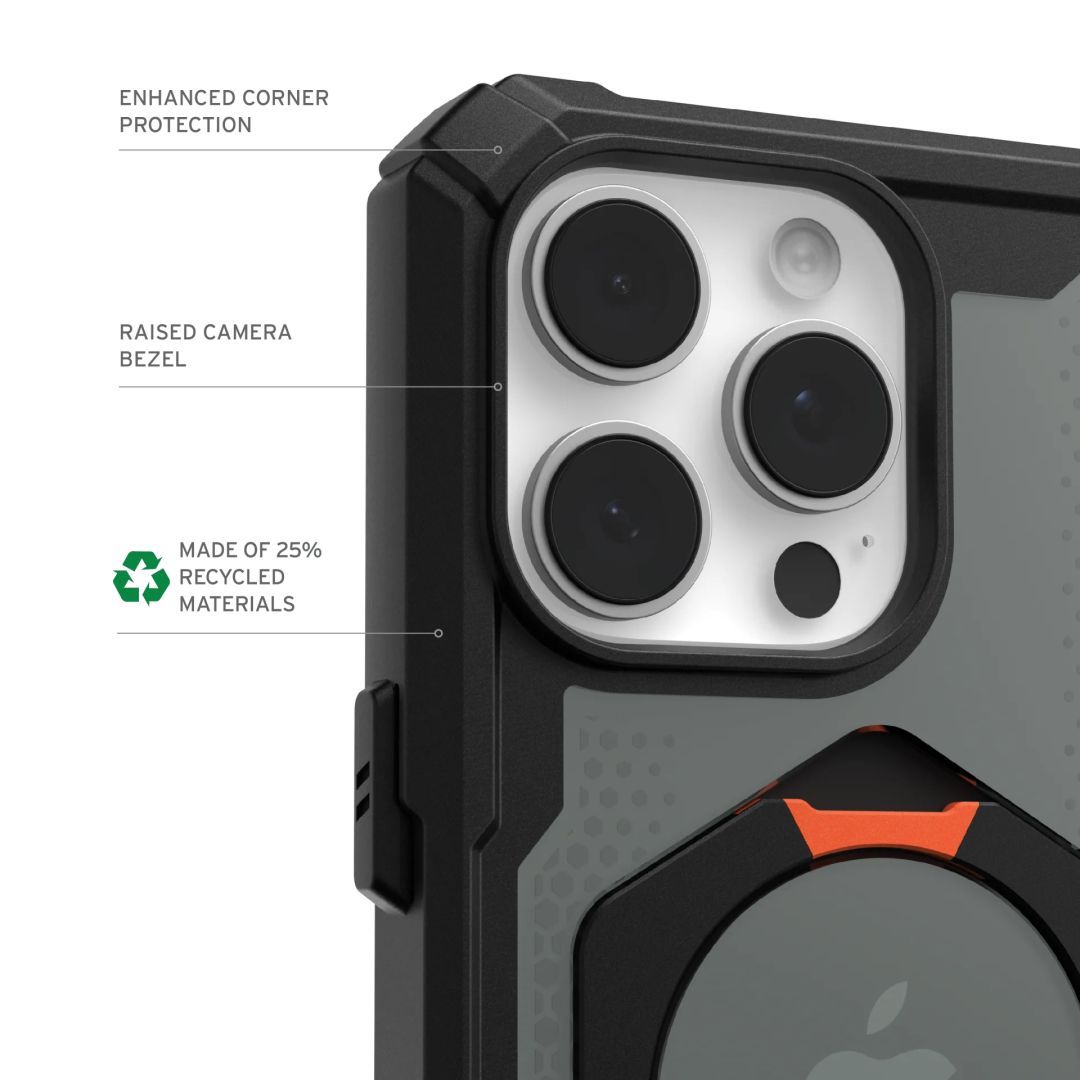 UAG Plasma XTE Magsafe iPhone 16 Pro Black/Orange UAG Plasma XTE Magsafe iPhone 16 Pro Black/Orange