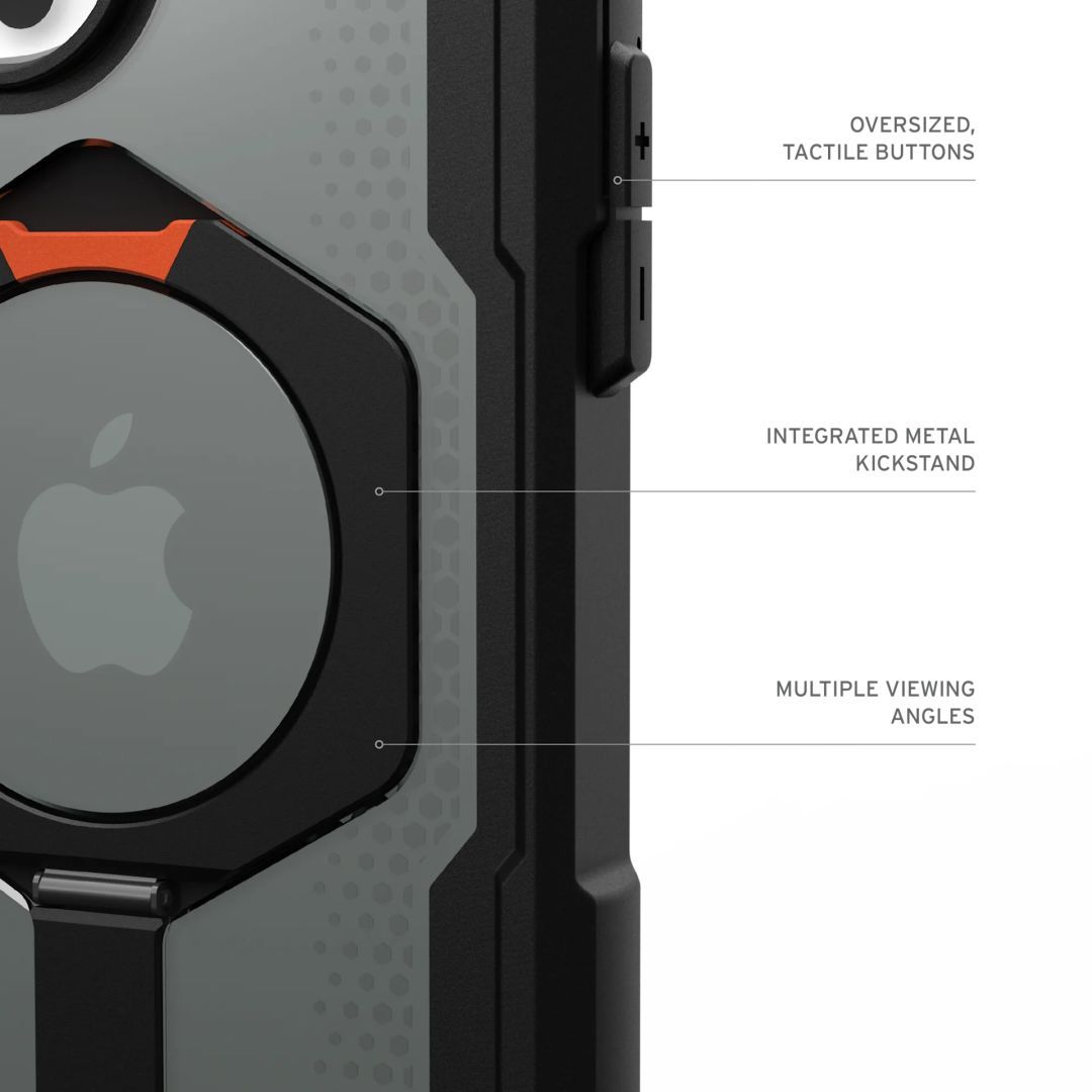 UAG Plasma XTE Magsafe iPhone 16 Pro Black/Orange UAG Plasma XTE Magsafe iPhone 16 Pro Black/Orange