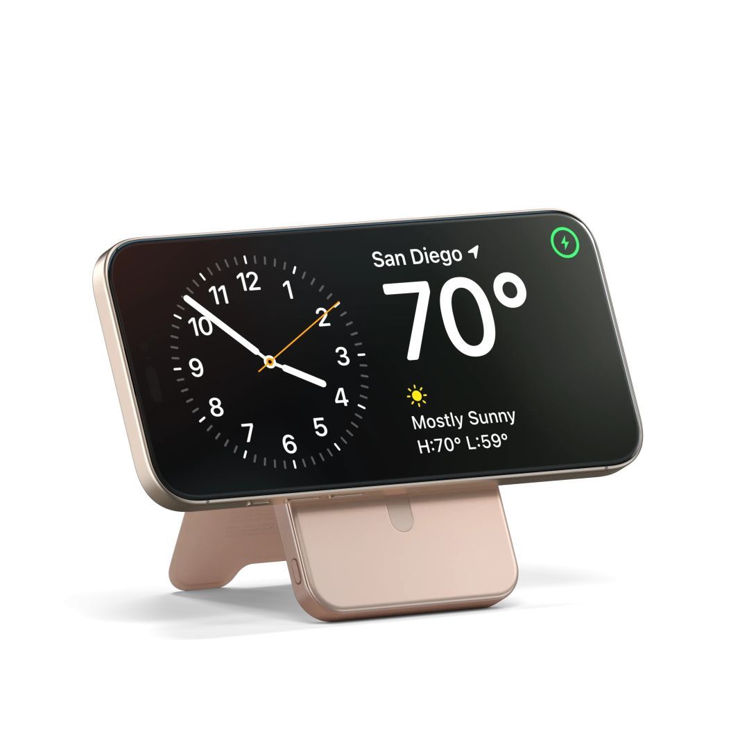 Satechi Qi2 5K Magnetic 5000mAh PowerBank with Stand Desert Rose Satechi Qi2 5K Magnetic 5000mAh PowerBank with Stand Desert Rose