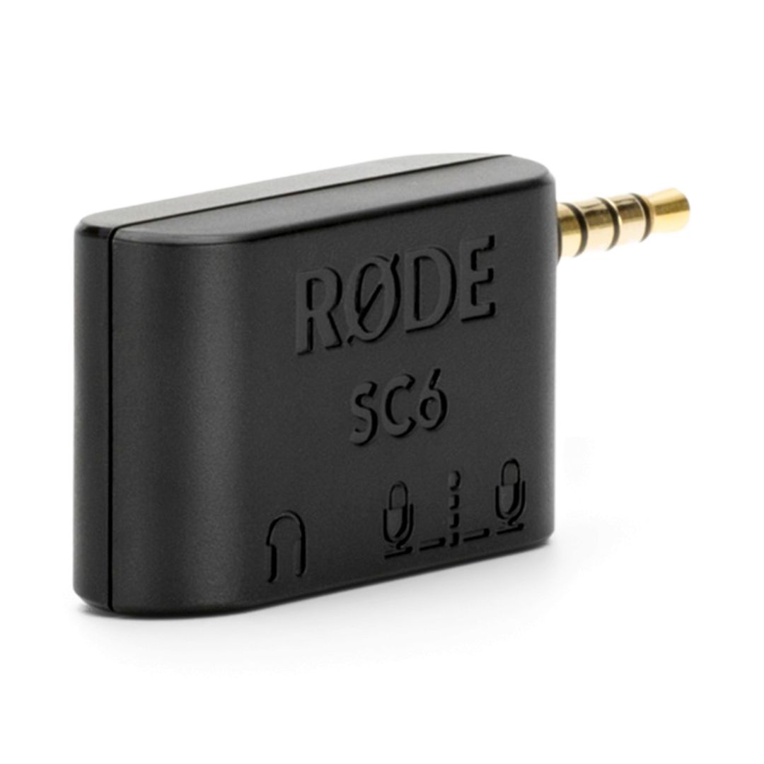 Rode SC6 Dual TRRS Adaptor for Smartphones Black Rode SC6 Dual TRRS Adaptor for Smartphones Black