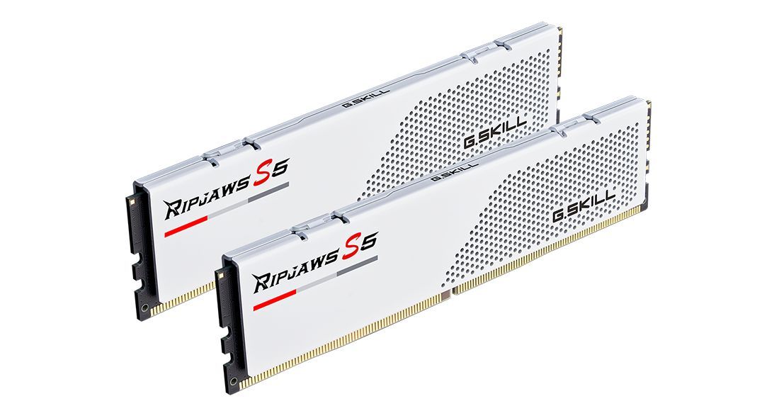G.SKILL 48GB DDR5 5200MHz Kit(2x24GB) Ripjaws S5 White G.SKILL 48GB DDR5 5200MHz Kit(2x24GB) Ripjaws S5 White