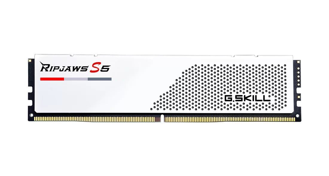 G.SKILL 48GB DDR5 5200MHz Kit(2x24GB) Ripjaws S5 White G.SKILL 48GB DDR5 5200MHz Kit(2x24GB) Ripjaws S5 White