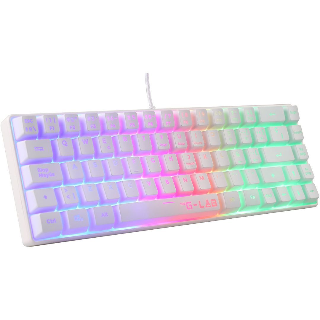 The G-Lab Keyz Hydrogen Keyboard Combo White HU