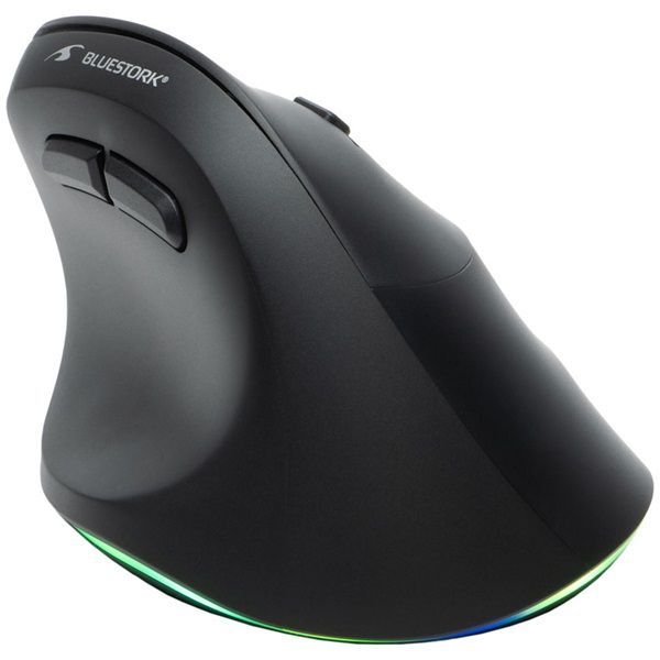 Bluestork M-WL-ERGO-LUMI Wireless Mouse Black Bluestork M-WL-ERGO-LUMI Wireless Mouse Black