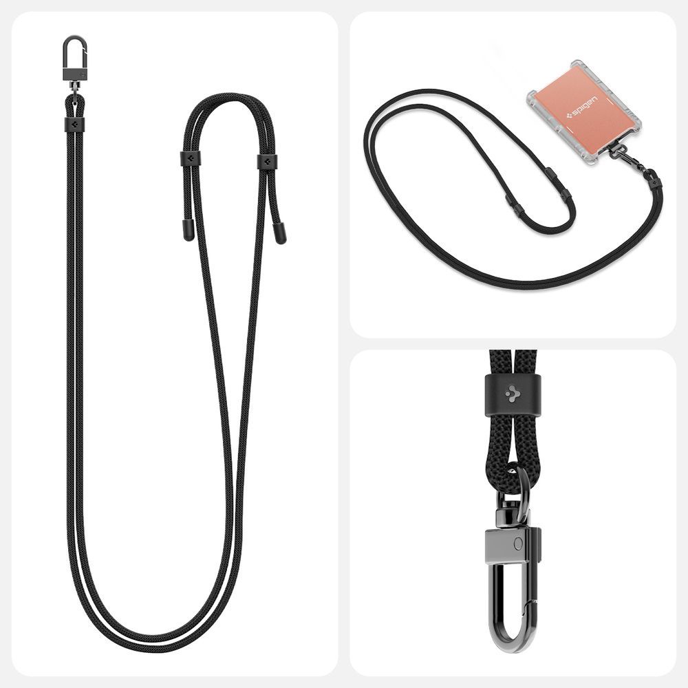 Spigen Crossbody Strap Black Spigen Crossbody Strap Black