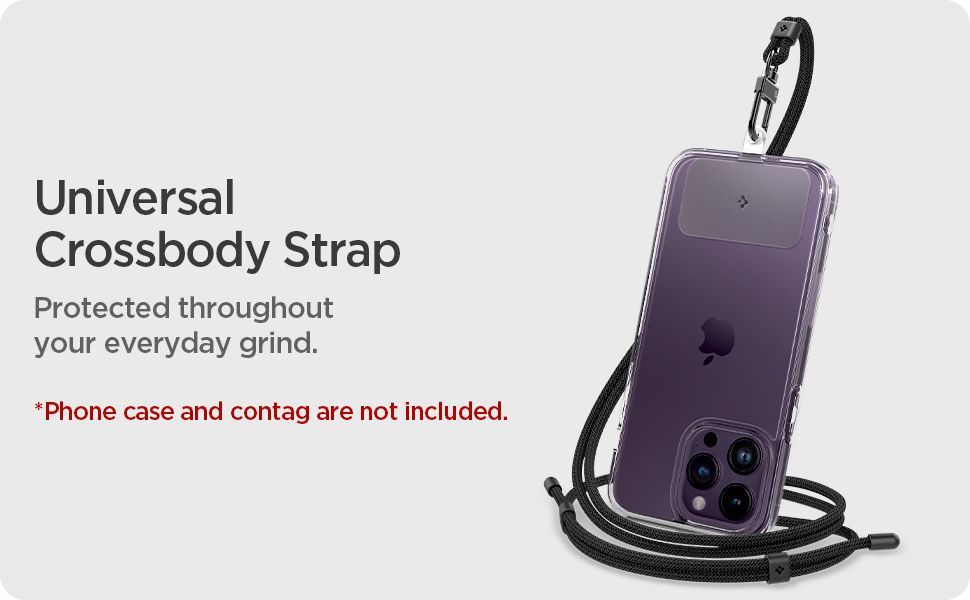 Spigen Crossbody Strap Black Spigen Crossbody Strap Black