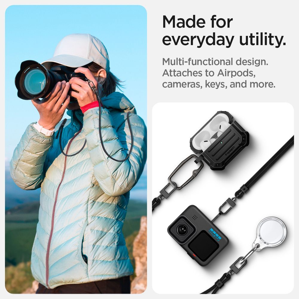 Spigen Crossbody Strap Black Spigen Crossbody Strap Black