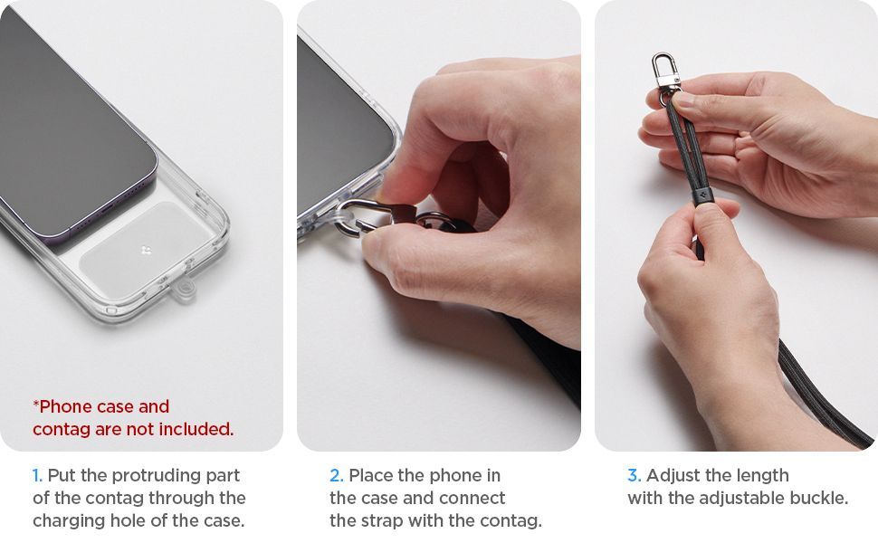 Spigen Crossbody Strap Black Spigen Crossbody Strap Black