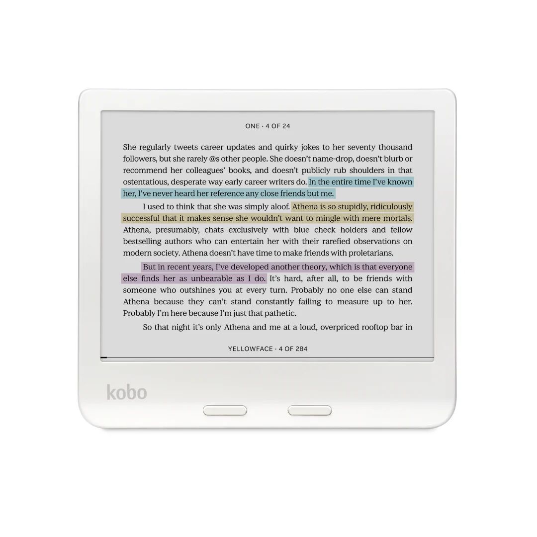 Kobo Libra Colour 7" E-book olvasó 32GB White Kobo Libra Colour 7" E-book olvasó 32GB White