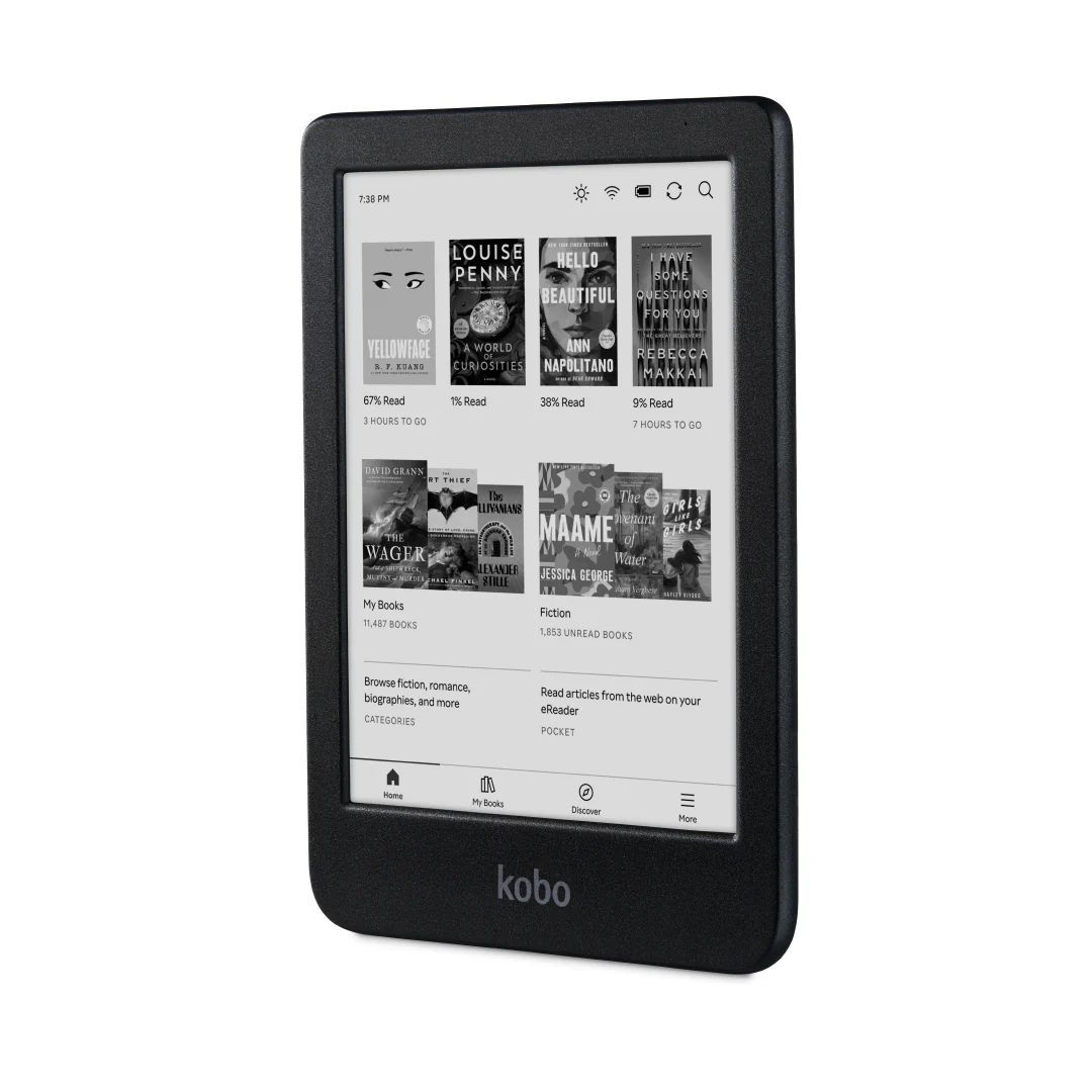 Kobo Clara BW 6" E-book olvasó 16GB Black Kobo Clara BW 6" E-book olvasó 16GB Black