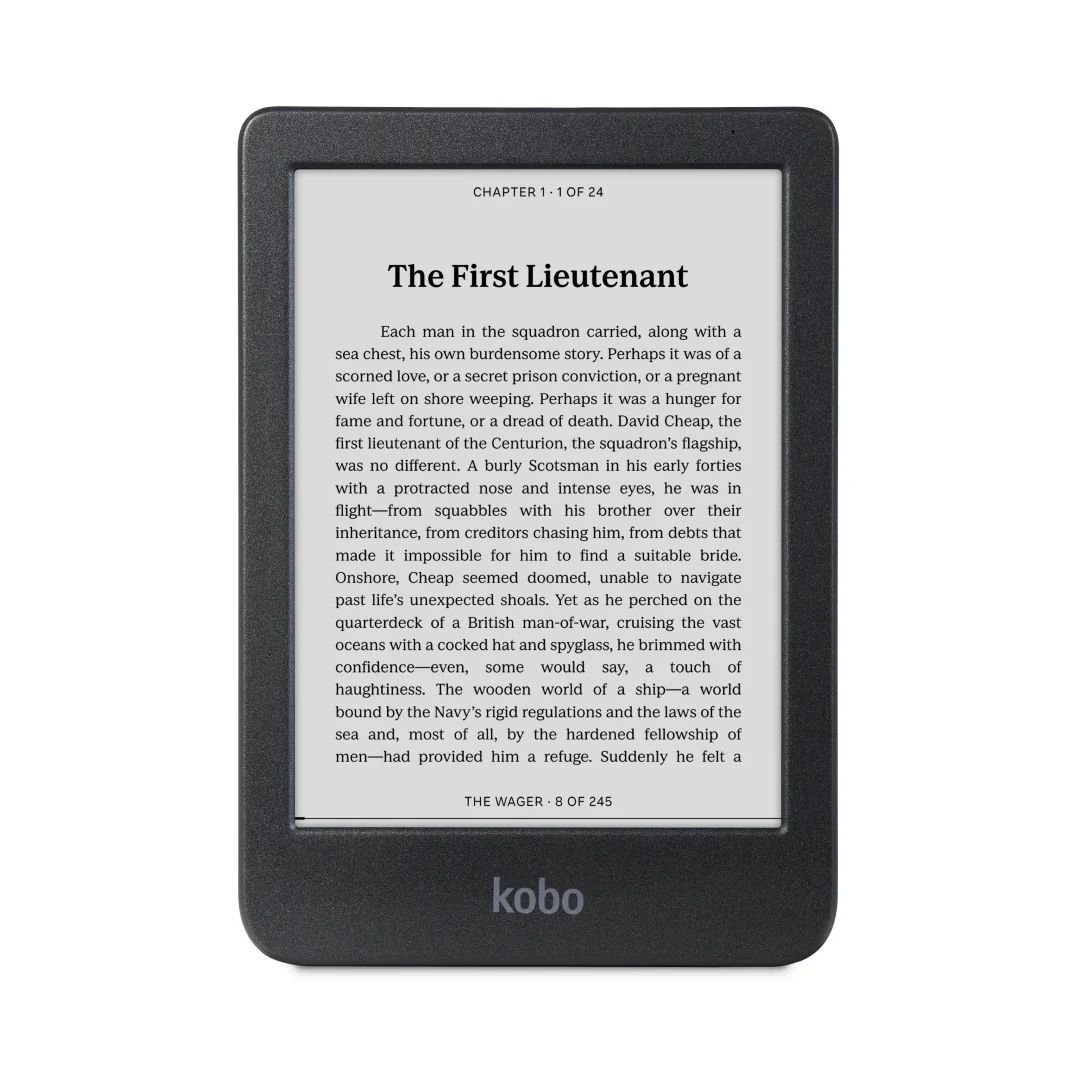 Kobo Clara BW 6" E-book olvasó 16GB Black Kobo Clara BW 6" E-book olvasó 16GB Black