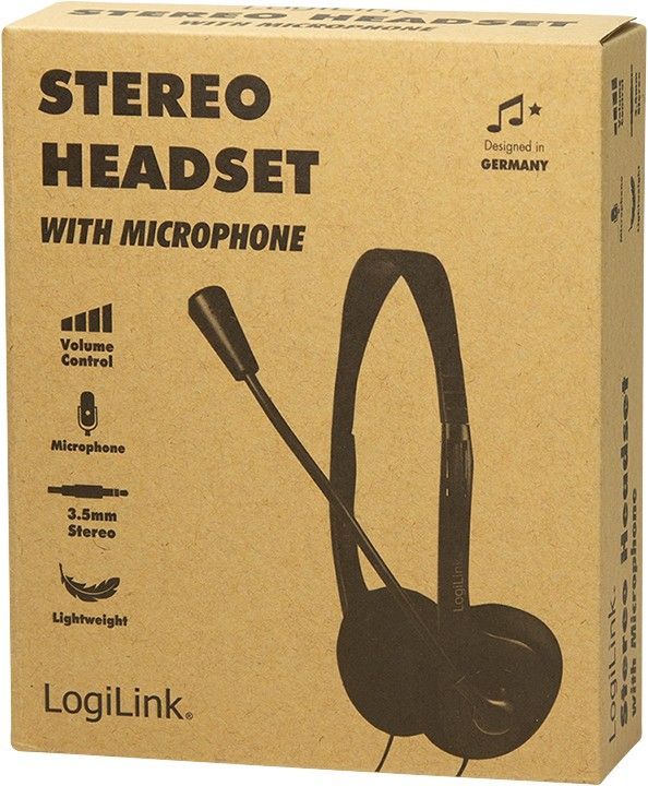 Logilink HS0052 Headset Black Logilink HS0052 Headset Black
