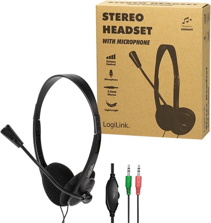 Logilink HS0052 Headset Black Logilink HS0052 Headset Black