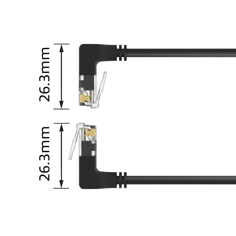 ACT CAT6A U-UTP Patch Cable 5m Black ACT CAT6A U-UTP Patch Cable 5m Black