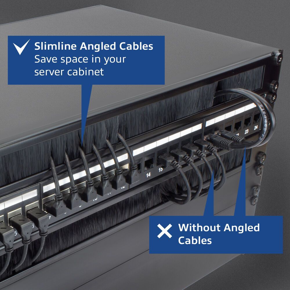 ACT CAT6A U-FTP Patch Cable 5m Black ACT CAT6A U-FTP Patch Cable 5m Black