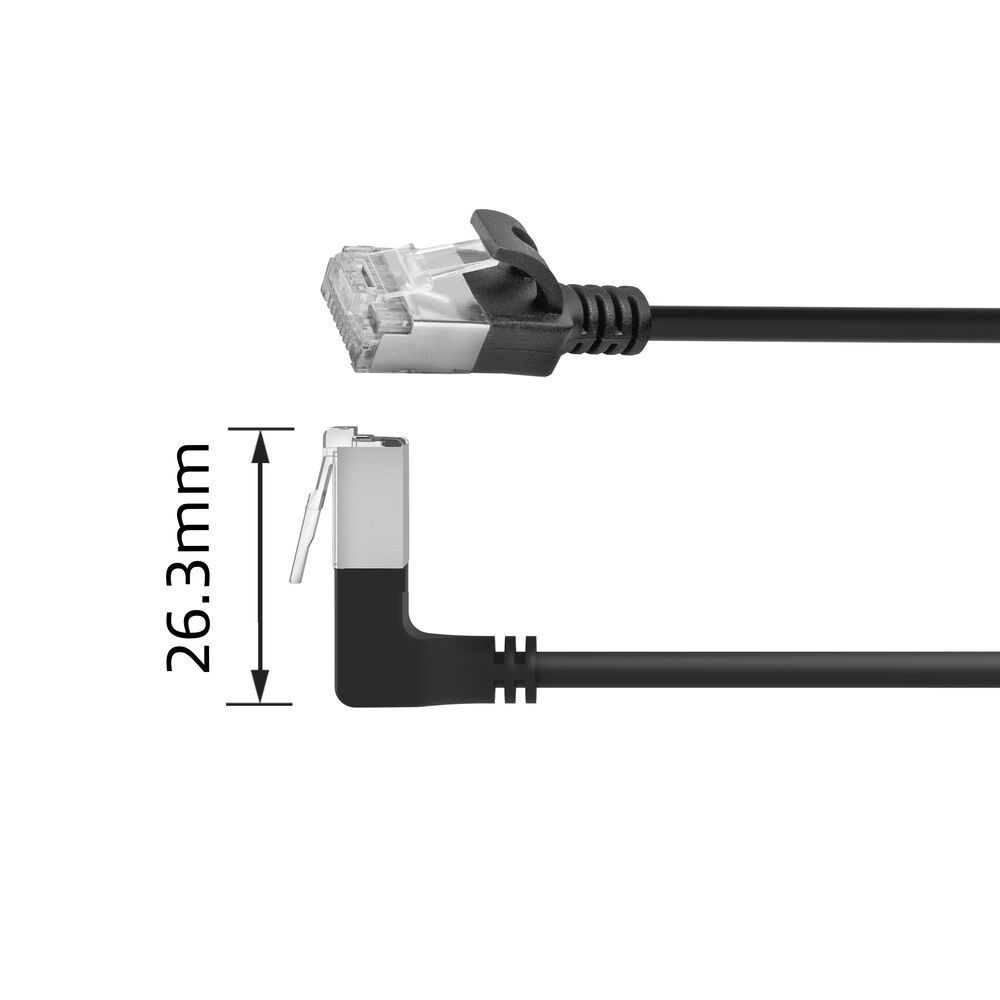 ACT CAT6A U-FTP Patch Cable 3m Black ACT CAT6A U-FTP Patch Cable 3m Black