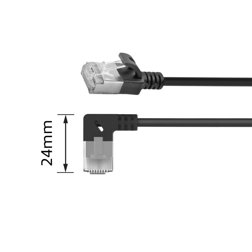 ACT CAT6A U-FTP Patch Cable 5m Black ACT CAT6A U-FTP Patch Cable 5m Black