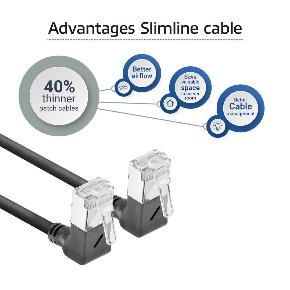 ACT CAT6A U-FTP Patch Cable 3m Black ACT CAT6A U-FTP Patch Cable 3m Black