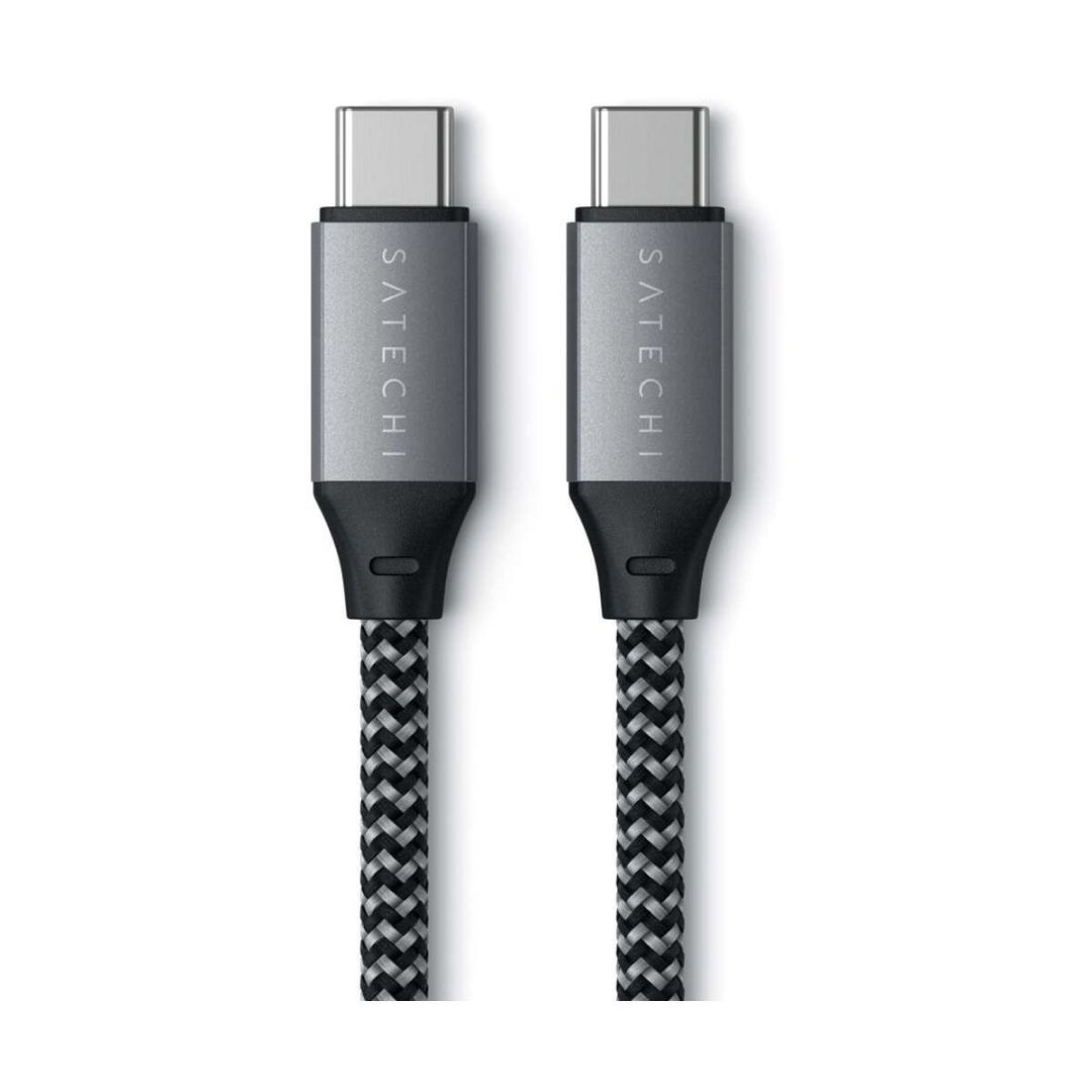 Satechi USB-C to USB-C Short Cable 25cm Space Grey Satechi USB-C to USB-C Short Cable 25cm Space Grey