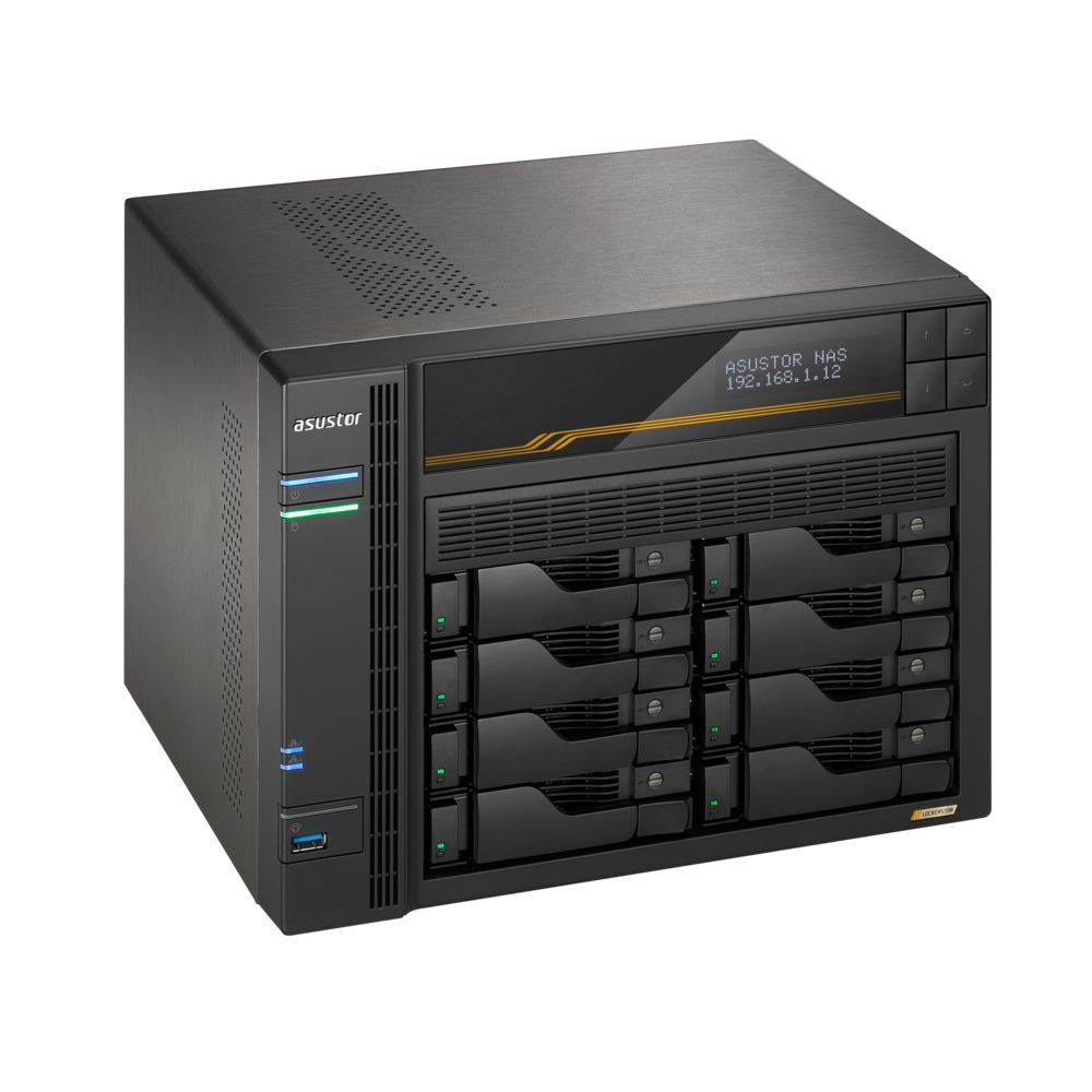 Asustor NAS AS6804T (16GB) (8xHDD + 4xM.2 SSD) Asustor NAS AS6804T (16GB) (8xHDD + 4xM.2 SSD)