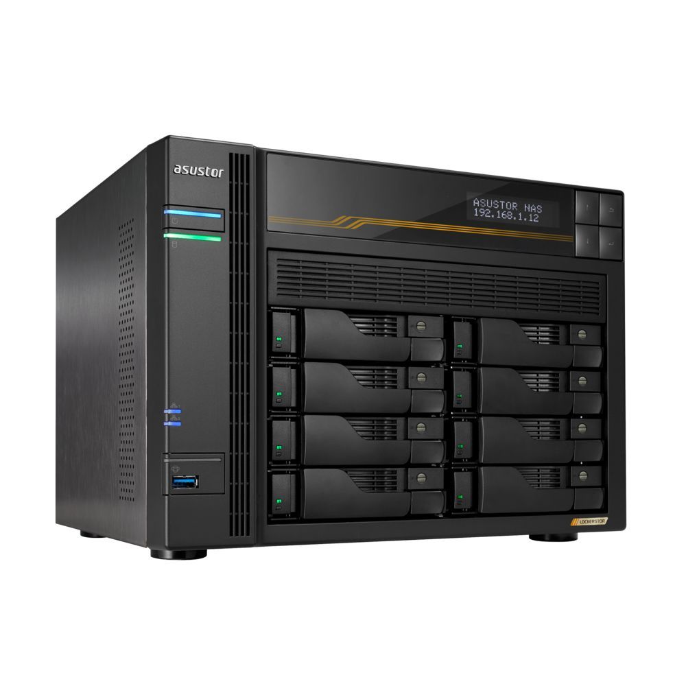 Asustor NAS AS6804T (16GB) (8xHDD + 4xM.2 SSD) Asustor NAS AS6804T (16GB) (8xHDD + 4xM.2 SSD)