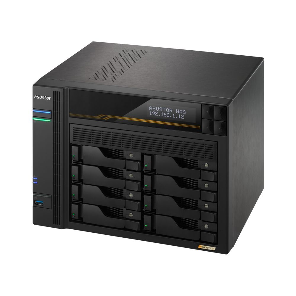 Asustor NAS AS6804T (16GB) (8xHDD + 4xM.2 SSD) Asustor NAS AS6804T (16GB) (8xHDD + 4xM.2 SSD)
