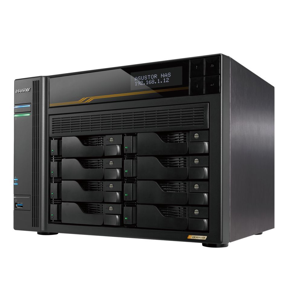 Asustor NAS AS6804T (16GB) (8xHDD + 4xM.2 SSD) Asustor NAS AS6804T (16GB) (8xHDD + 4xM.2 SSD)