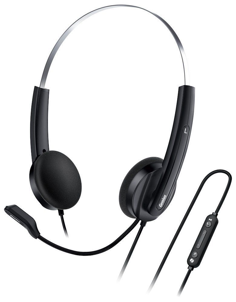 Genius HS-220U AI Headset Black Genius HS-220U AI Headset Black