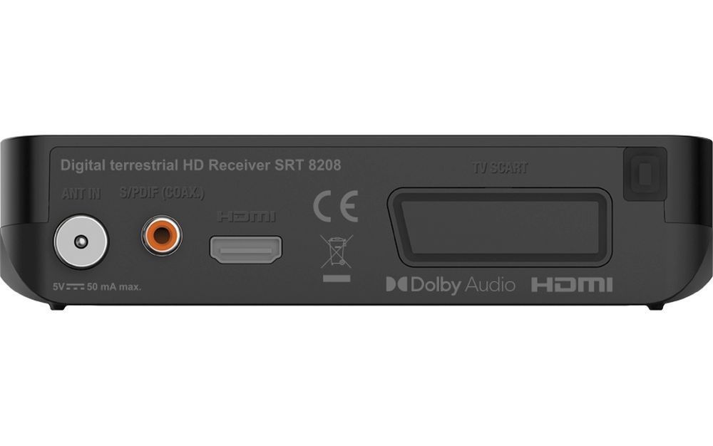 Strong SRT8208 digitális földfelszini DBV/T2 vevő Strong SRT8208 digitális földfelszini DBV/T2 vevő