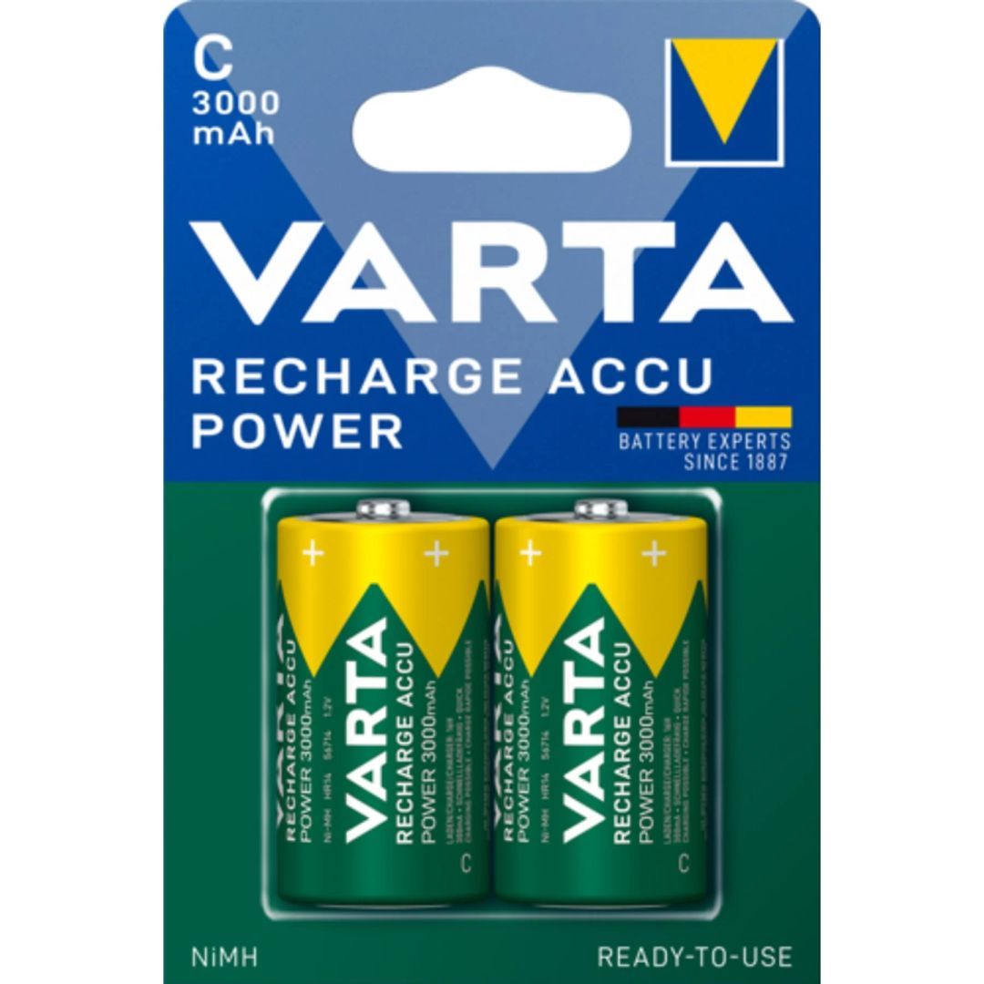 Varta 3000mAh C Ni-MH akkumulátor 2db/csomag Varta 3000mAh C Ni-MH akkumulátor 2db/csomag