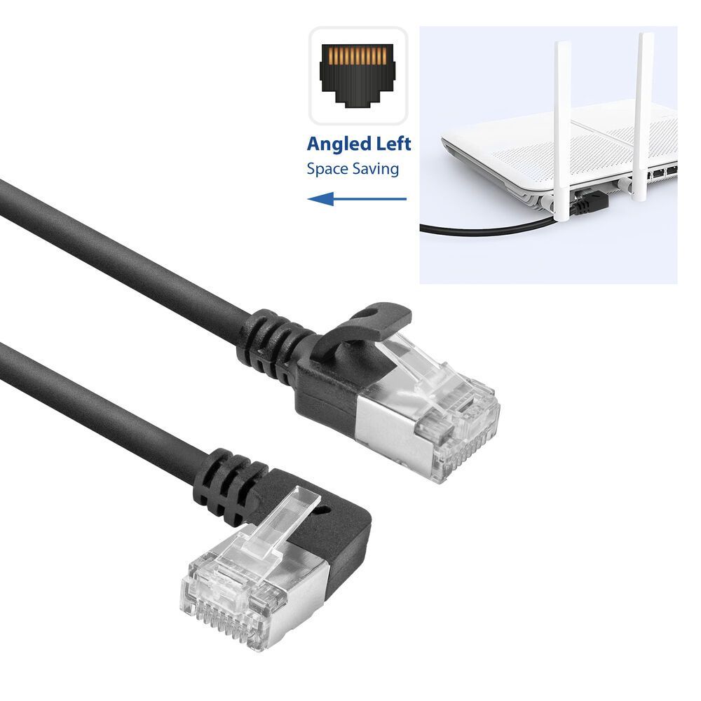 ACT CAT6A U-FTP Patch Cable 0,5m Black ACT CAT6A U-FTP Patch Cable 0,5m Black