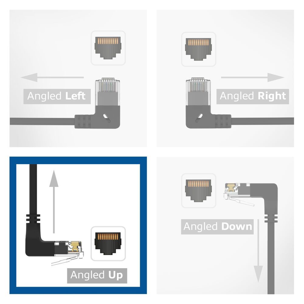 ACT CAT6A U-UTP Patch Cable 0,5m Black ACT CAT6A U-UTP Patch Cable 0,5m Black