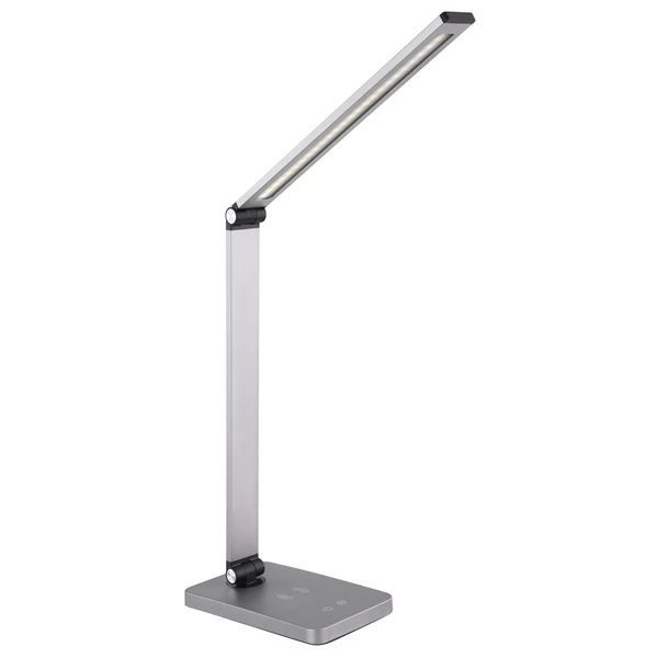 Platinet Desk Lamp 10W Aluminium Wireless Charging 3-Step dimming 5-Step Silver