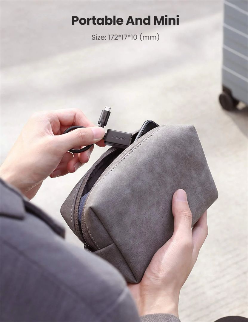 UGREEN microUSB to USB OTG Adapter Connector Cable 0,12m Black UGREEN microUSB to USB OTG Adapter Connector Cable 0,12m Black