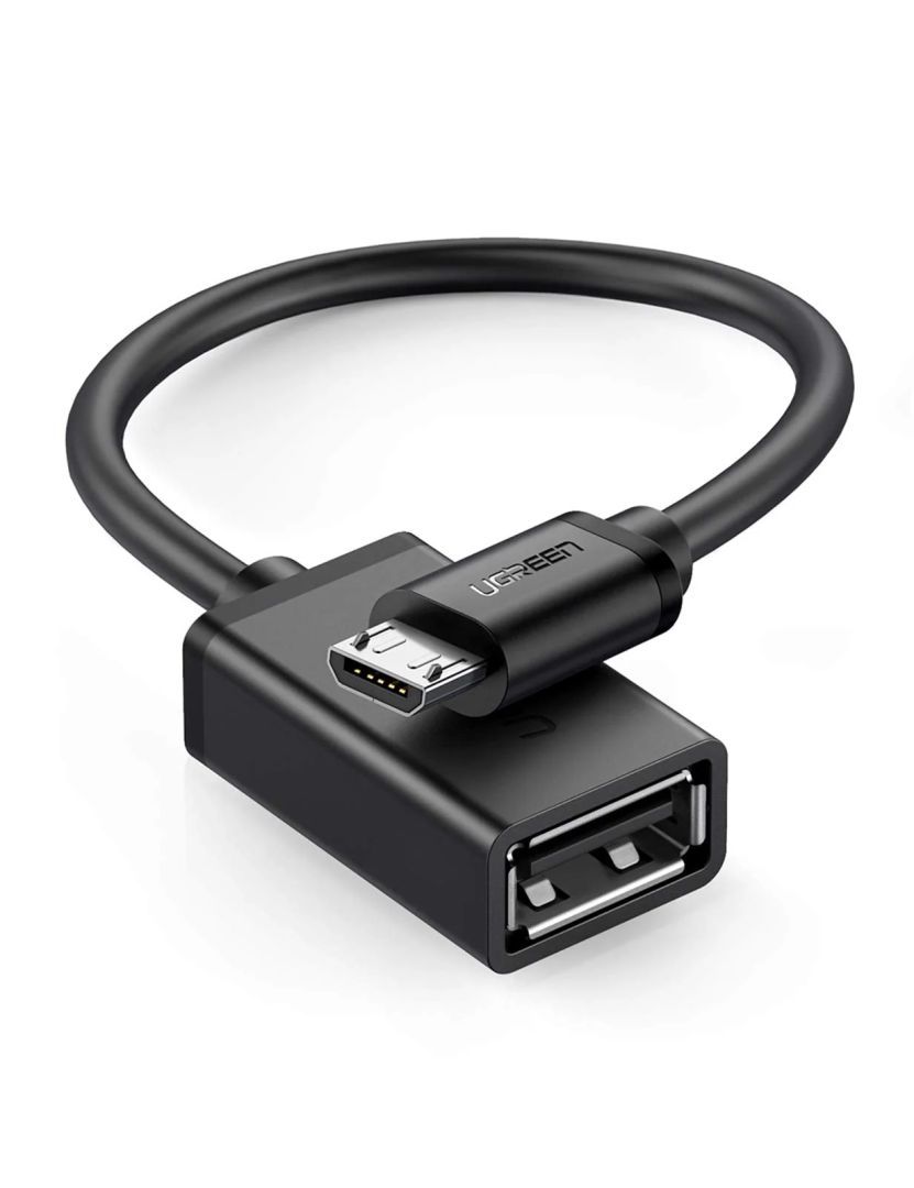 UGREEN microUSB to USB OTG Adapter Connector Cable 0,12m Black UGREEN microUSB to USB OTG Adapter Connector Cable 0,12m Black
