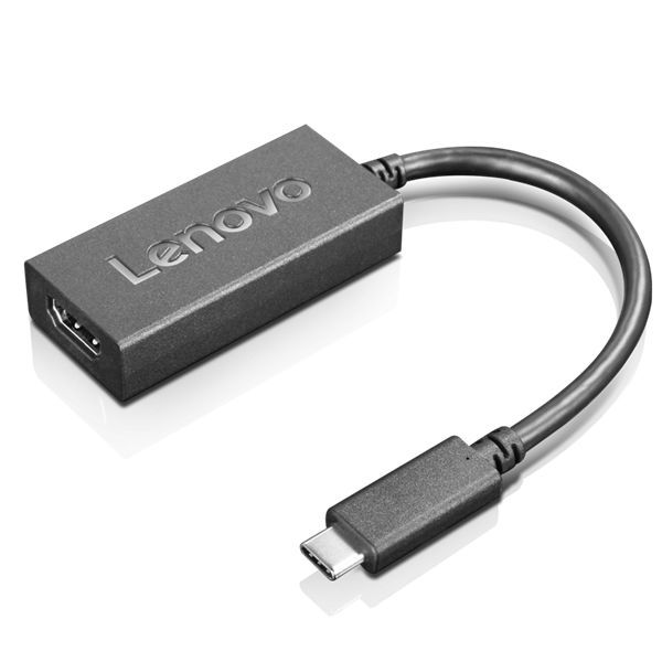 Lenovo USB-C to HDMI 2.0 Adapter Black Lenovo USB-C to HDMI 2.0 Adapter Black
