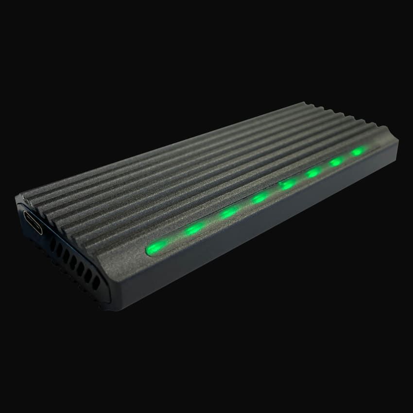 LC Power LC-M2-C-NVME-4 M.2 NVMe SSD Enclosure Black