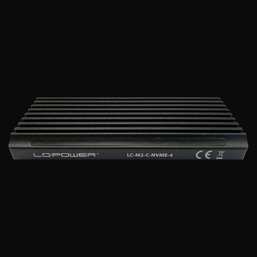 LC Power LC-M2-C-NVME-4 M.2 NVMe SSD Enclosure Black