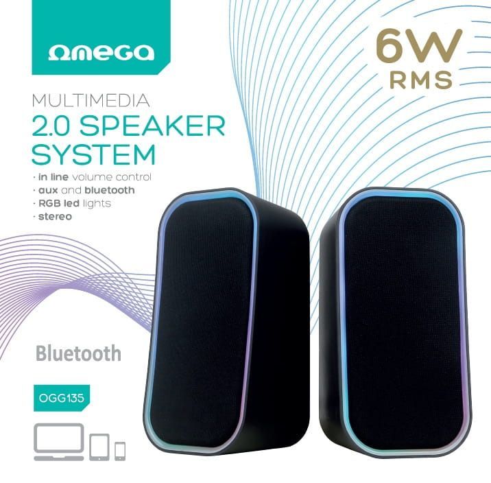 Platinet Omega OGG135 RGB Bluetooth Speaker Black Platinet Omega OGG135 RGB Bluetooth Speaker Black