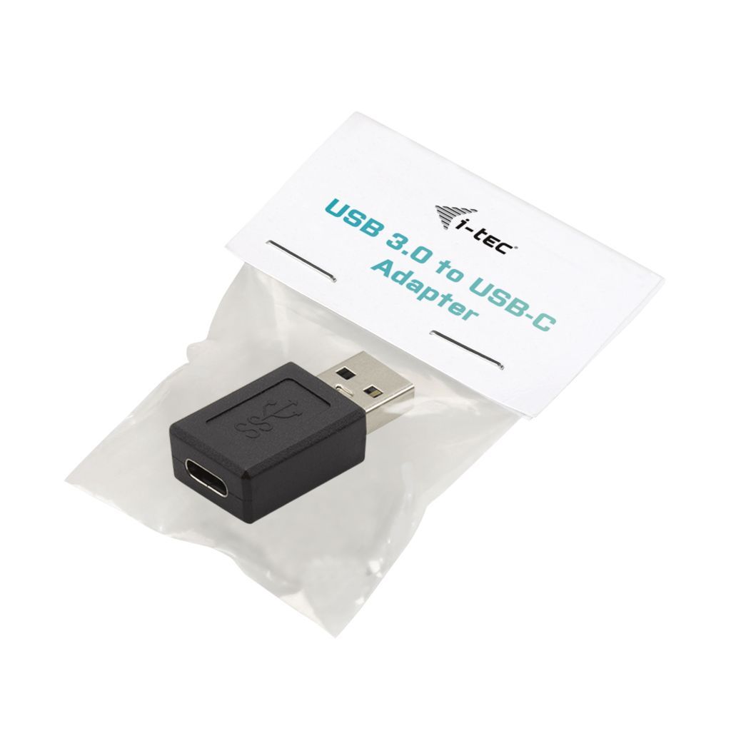 I-TEC USB 3.0/3.1 to USB-C Adapter Black I-TEC USB 3.0/3.1 to USB-C Adapter Black